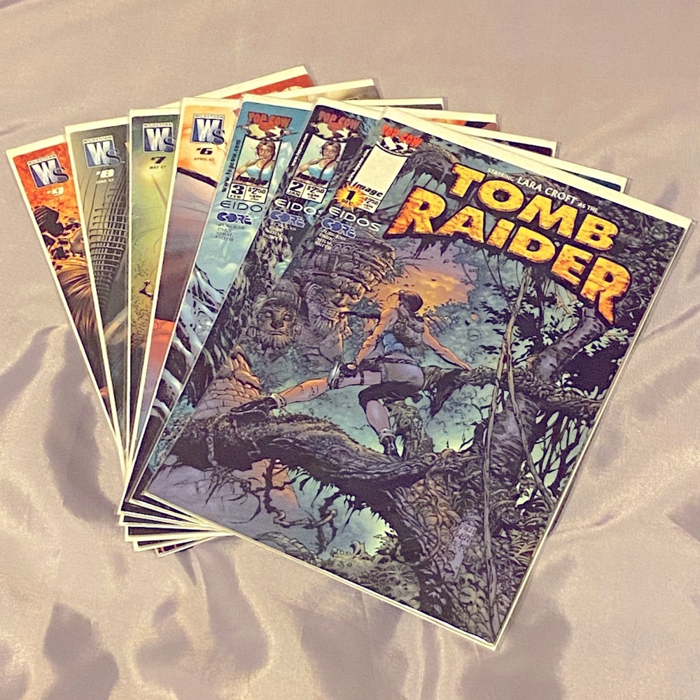 🔥Top Cow & WildStorm Comics ‘99 Tomb Raider & ‘07 Wetworks Comic Books Bundle🔥